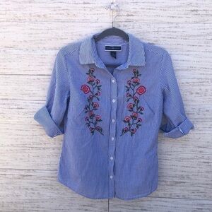 Karen Scott Floral Top | SIZE XS